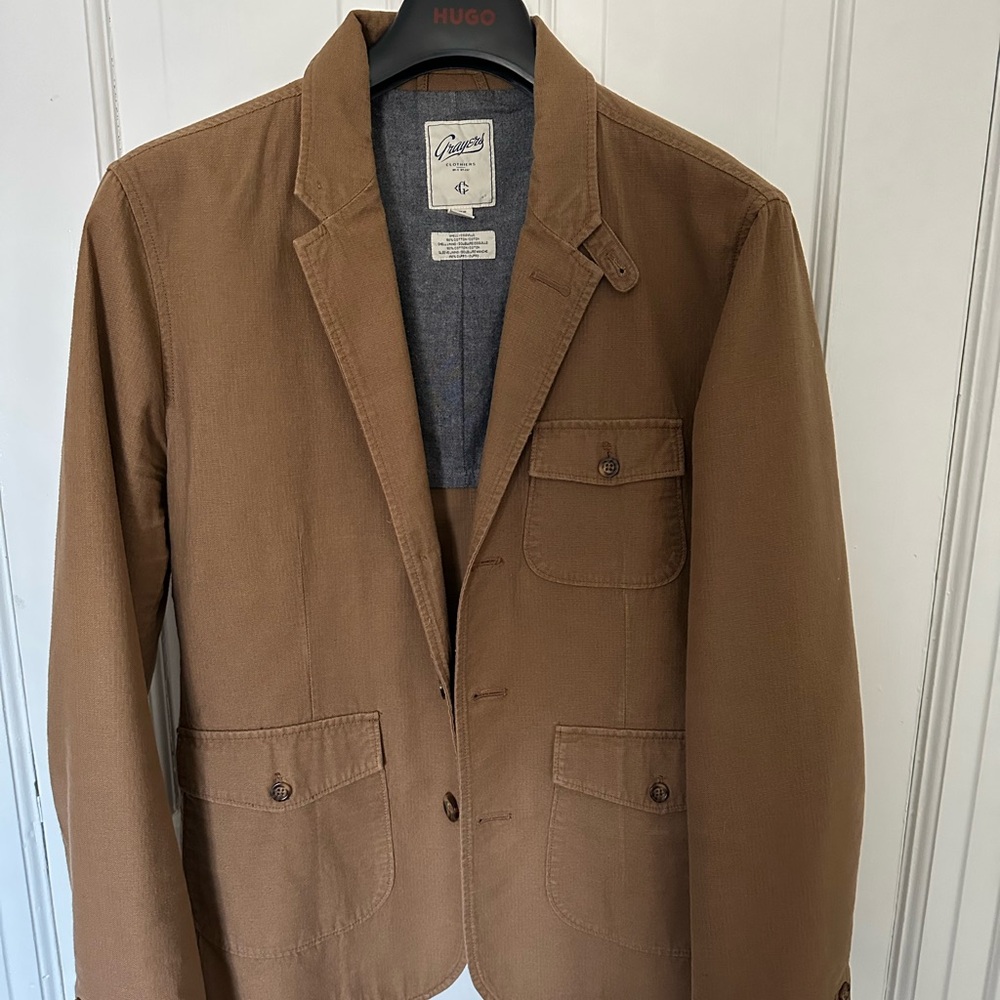 Grayers Brown Lightweight Field Blazer